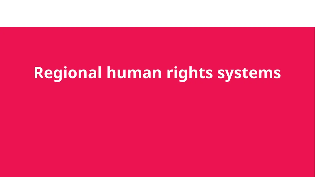 Module 1. Introduction to human rights About The - slide 19 of 21