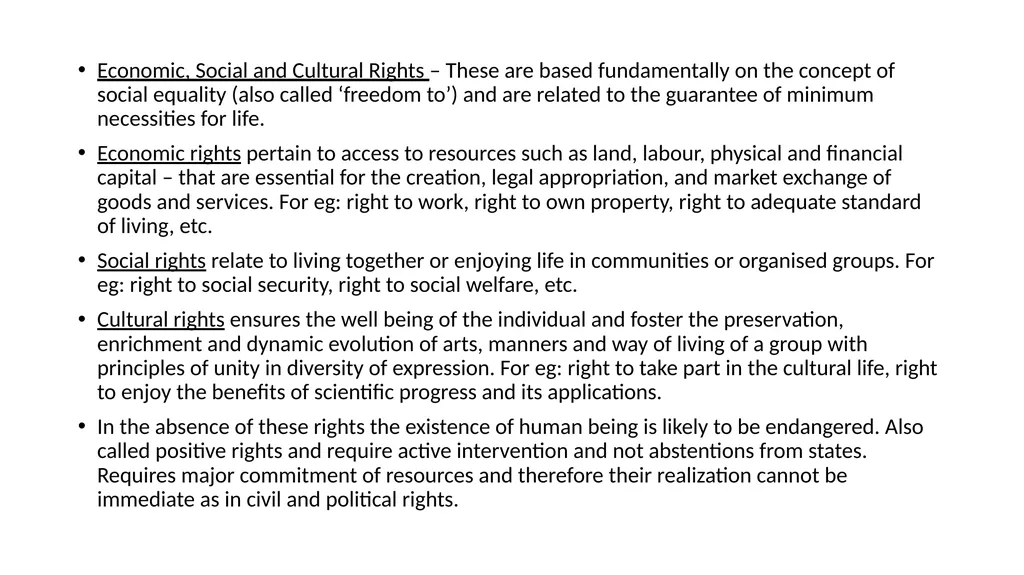 Human Rights – Basic Concepts Dr. Supriya - slide 7 of 9