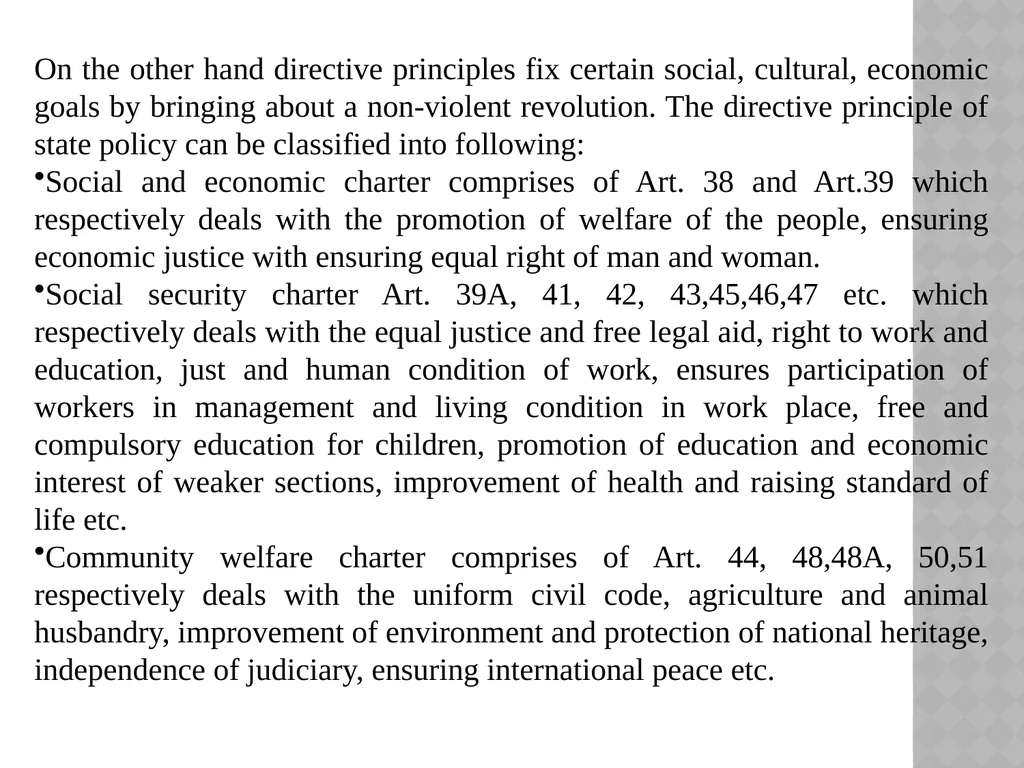 Indian Constitution and Human Rights By Dr. Subir - slide 9 of 10