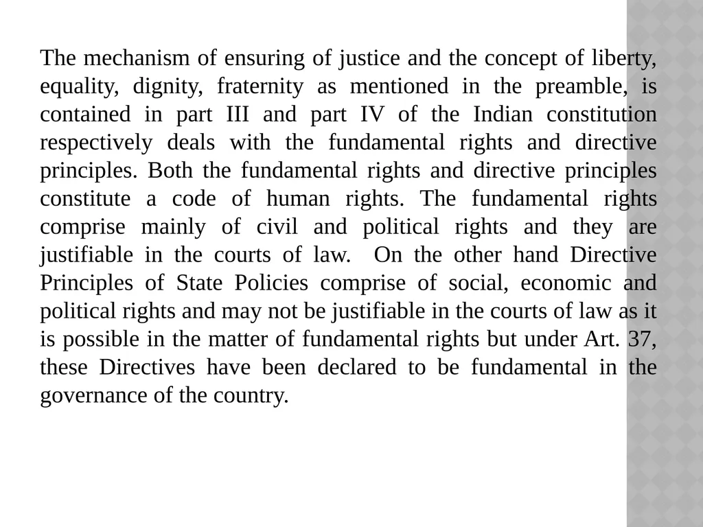 Indian Constitution and Human Rights By Dr. Subir - slide 5 of 10