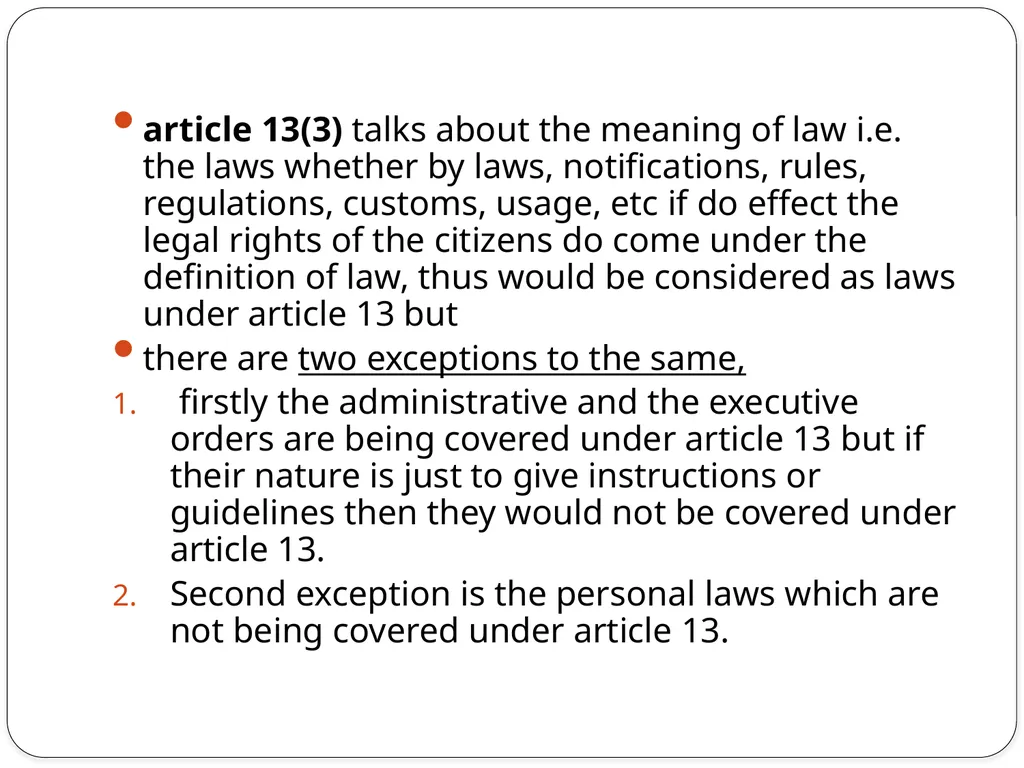 BY : SMRITI ROY ASSISTANT PROFESSOR [LAW] Article - slide 5 of 11