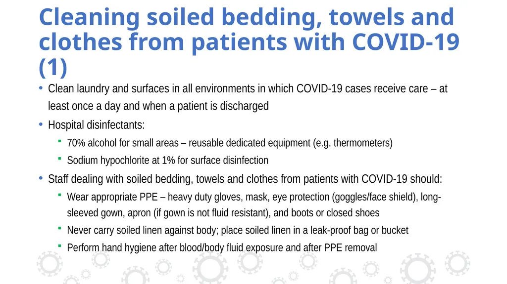 Environmental cleaning and disinfection Dr Lata - slide 10 of 18