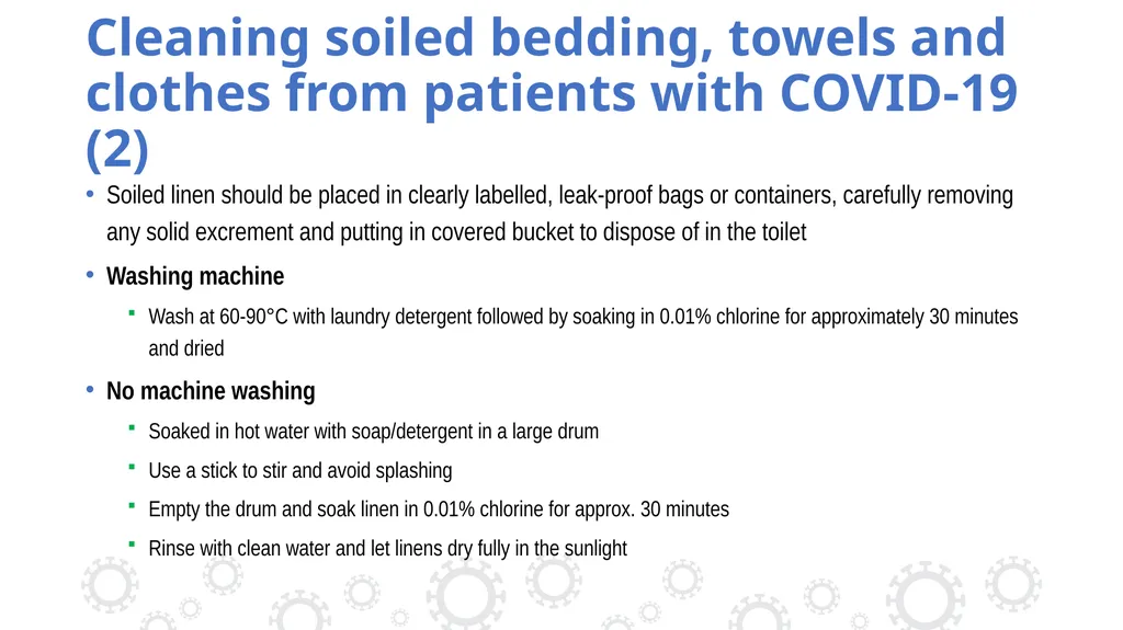 Environmental cleaning and disinfection Dr Lata - slide 11 of 18