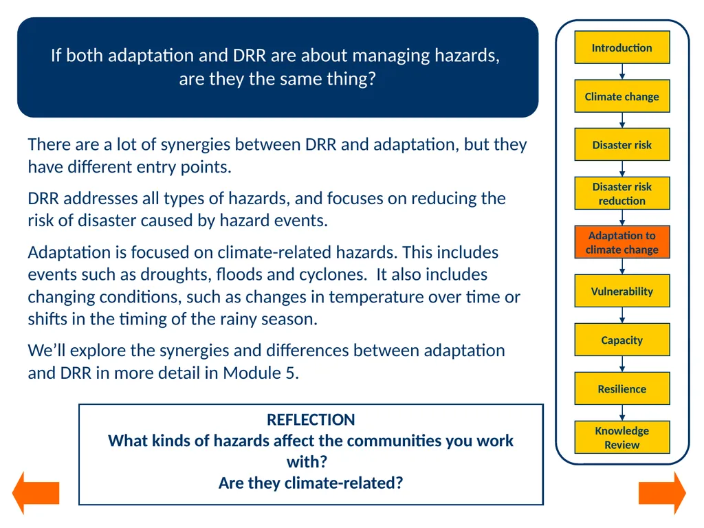 Module 1 Concepts in disaster risk reduction and - slide 19 of 29