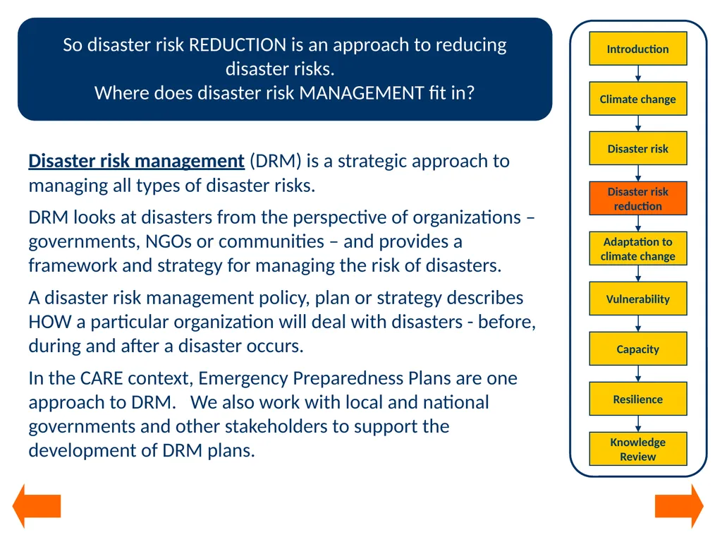 Module 1 Concepts in disaster risk reduction and - slide 16 of 29
