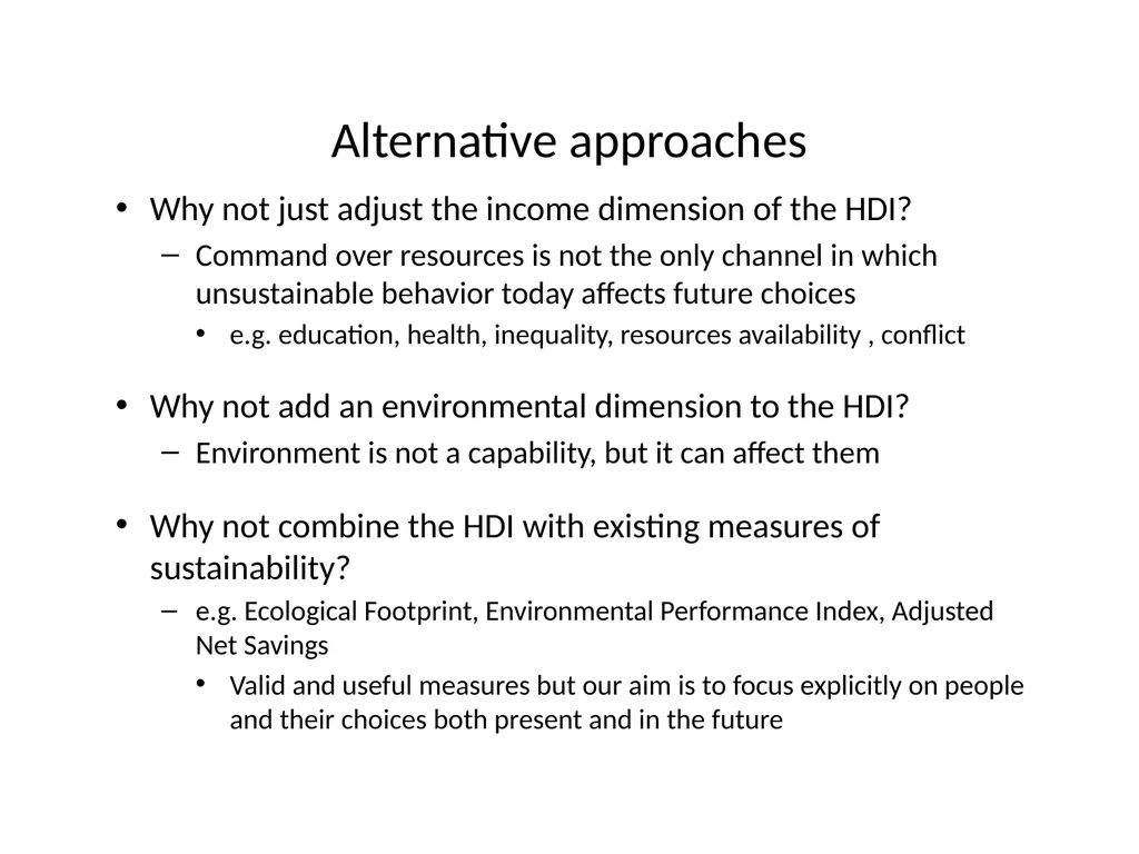 Choices, Capabilities and Sustainability Second - slide 13 of 13