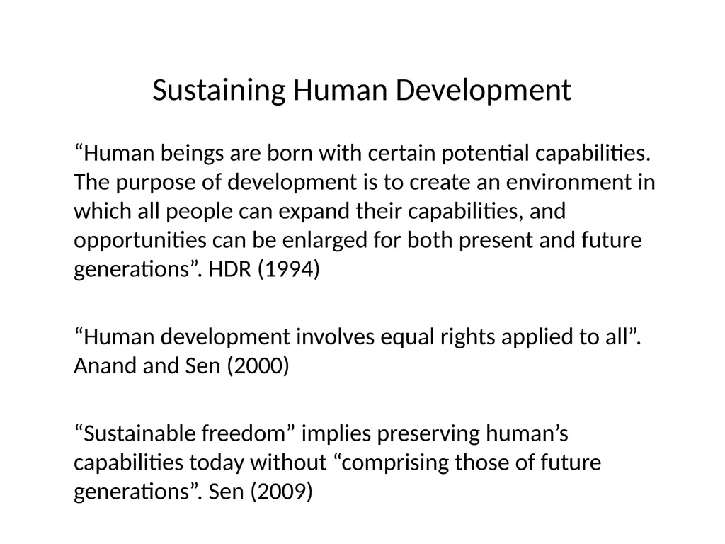 Choices, Capabilities and Sustainability Second - slide 2 of 13