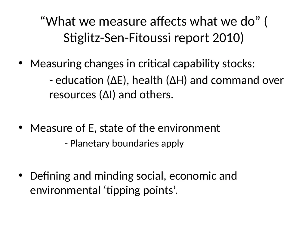 Choices, Capabilities and Sustainability Second - slide 10 of 13