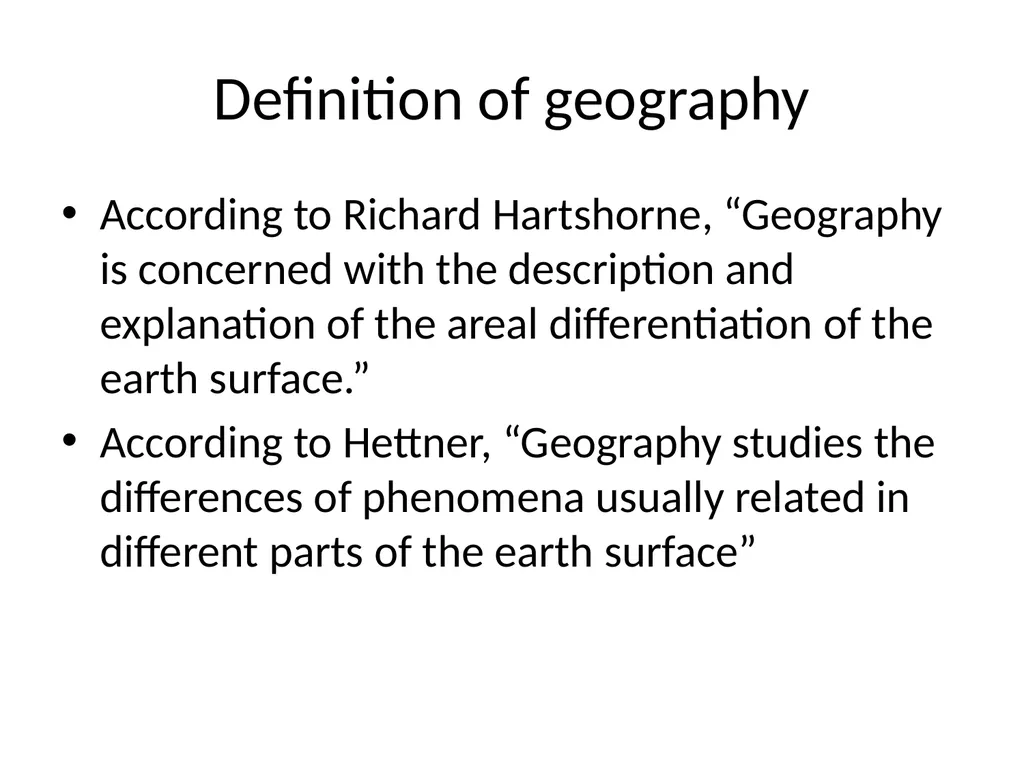 GEOGRAPHY Gaea + Graphein--- Greek word Geo + - slide 2 of 6