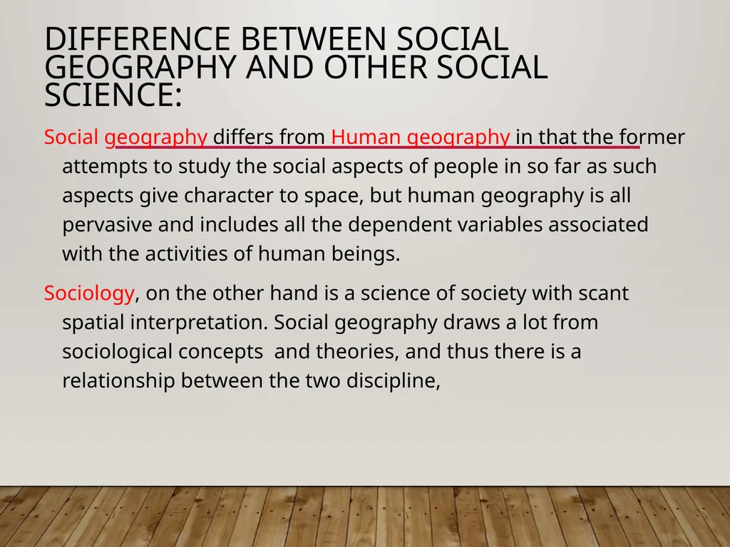 SOCIAL GEOGRAPHY: Meaning and Scope- M. Sarma - slide 6 of 25