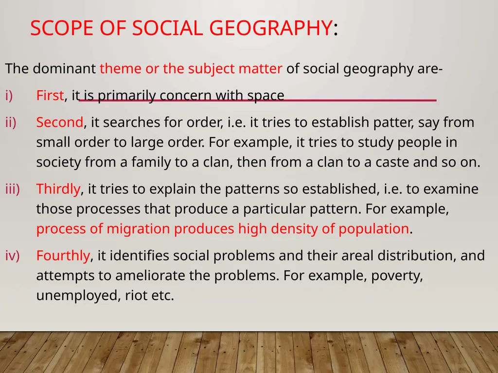 SOCIAL GEOGRAPHY: Meaning and Scope- M. Sarma - slide 5 of 25