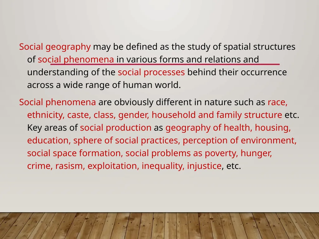 SOCIAL GEOGRAPHY: Meaning and Scope- M. Sarma - slide 8 of 25