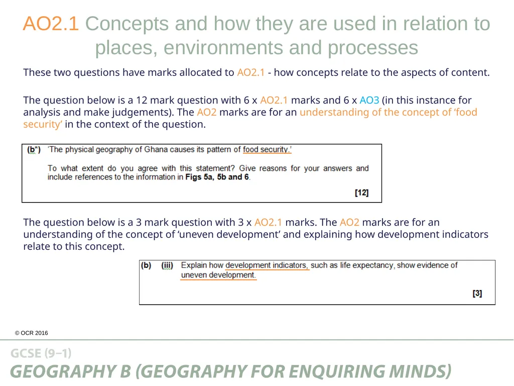 Guide to the Assessment Objectives About this - slide 9 of 26