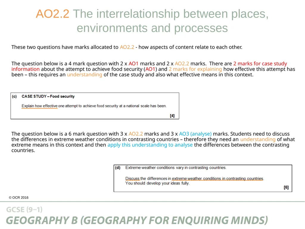 Guide to the Assessment Objectives About this - slide 10 of 26