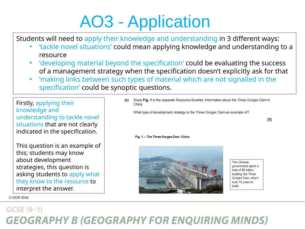 Guide to the Assessment Objectives About this - slide 13 of 26