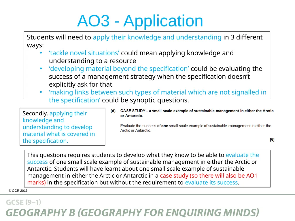 Guide to the Assessment Objectives About this - slide 14 of 26