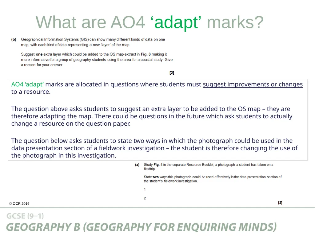 Guide to the Assessment Objectives About this - slide 23 of 26