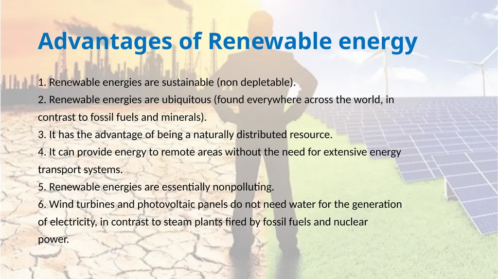 RENEWABLE ENERGY Third Class Environmental - slide 6 of 10
