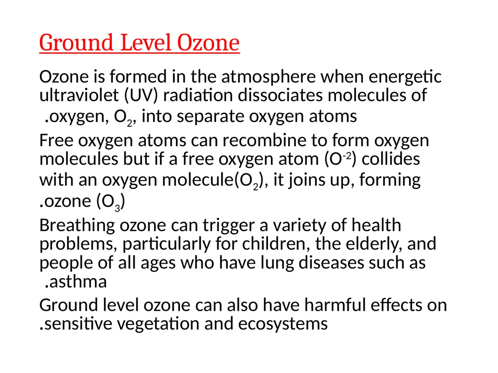 POLLUTION CAUSES AND REMEDIES What is pollution ? - slide 11 of 17