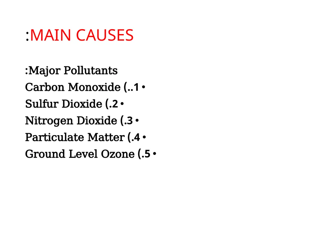 POLLUTION CAUSES AND REMEDIES What is pollution ? - slide 6 of 17