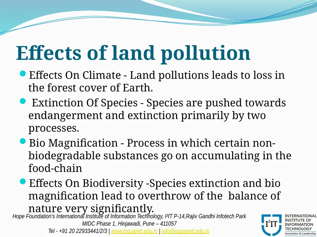 POLLUTION Prof. Madhuri Reddy Assistant Professor - slide 18 of 20