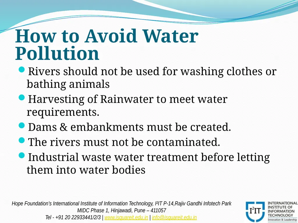 POLLUTION Prof. Madhuri Reddy Assistant Professor - slide 12 of 20