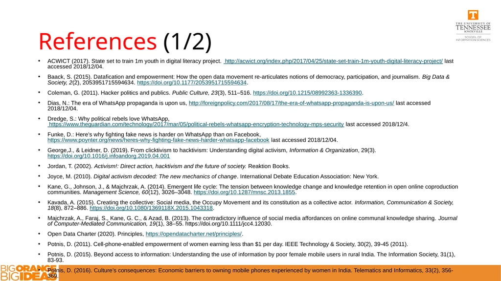 Digital Activism Definitions, Types, and - slide 8 of 9