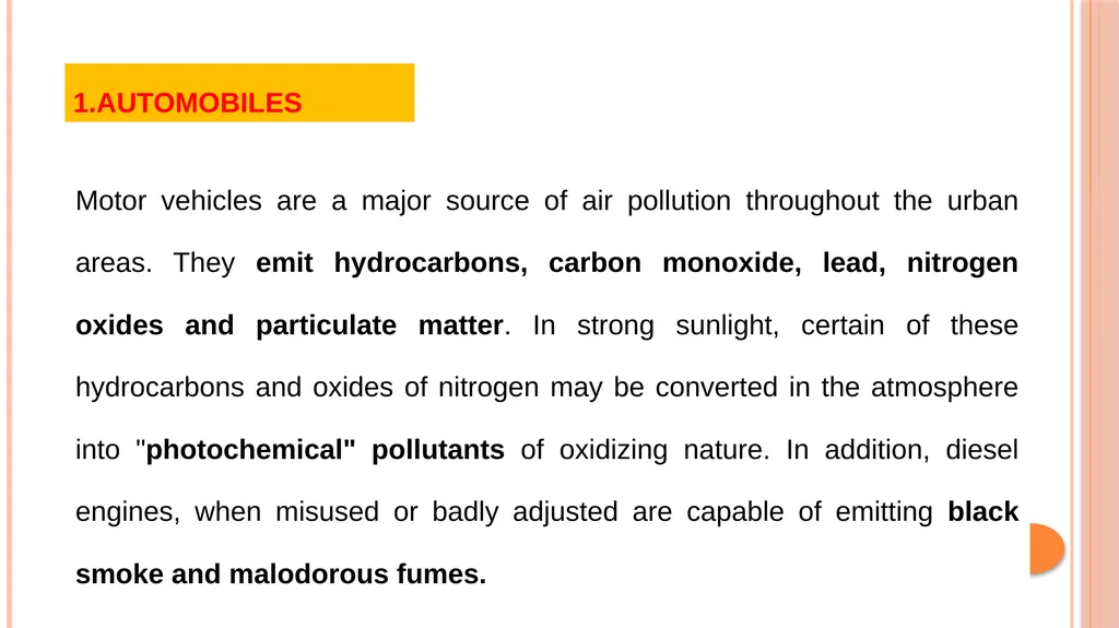 AIR AND VENTILATION OBJECTIVES Central objective - slide 14 of 24