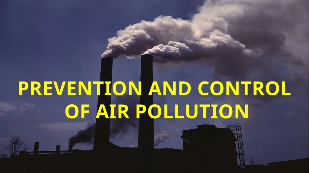 AIR AND VENTILATION OBJECTIVES Central objective - slide 18 of 24