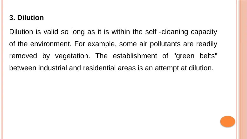 AIR AND VENTILATION OBJECTIVES Central objective - slide 20 of 24