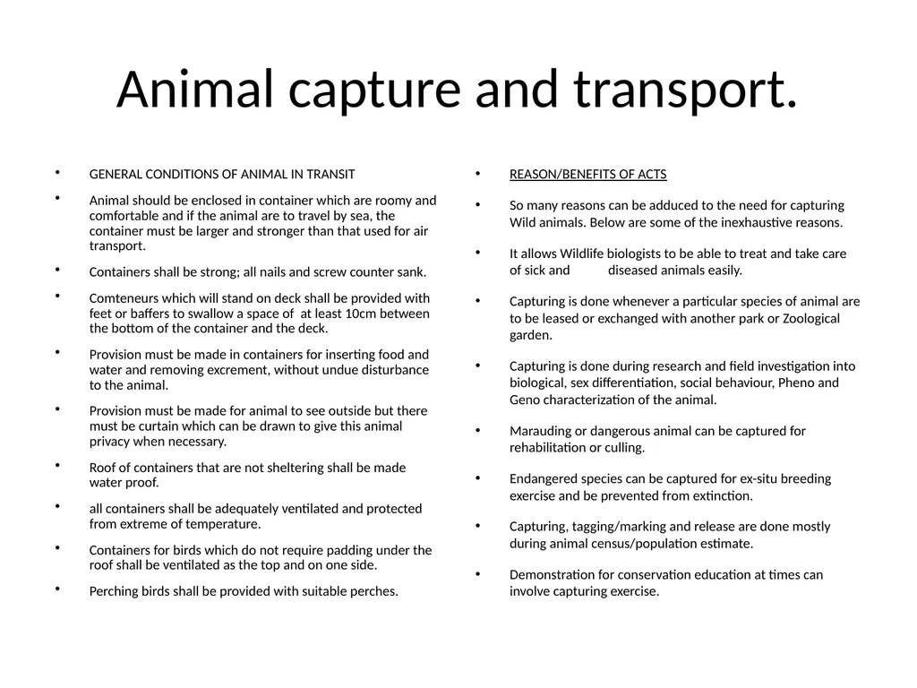 Course Code FWM 306 Course Title Wildlife Ecology - slide 14 of 15