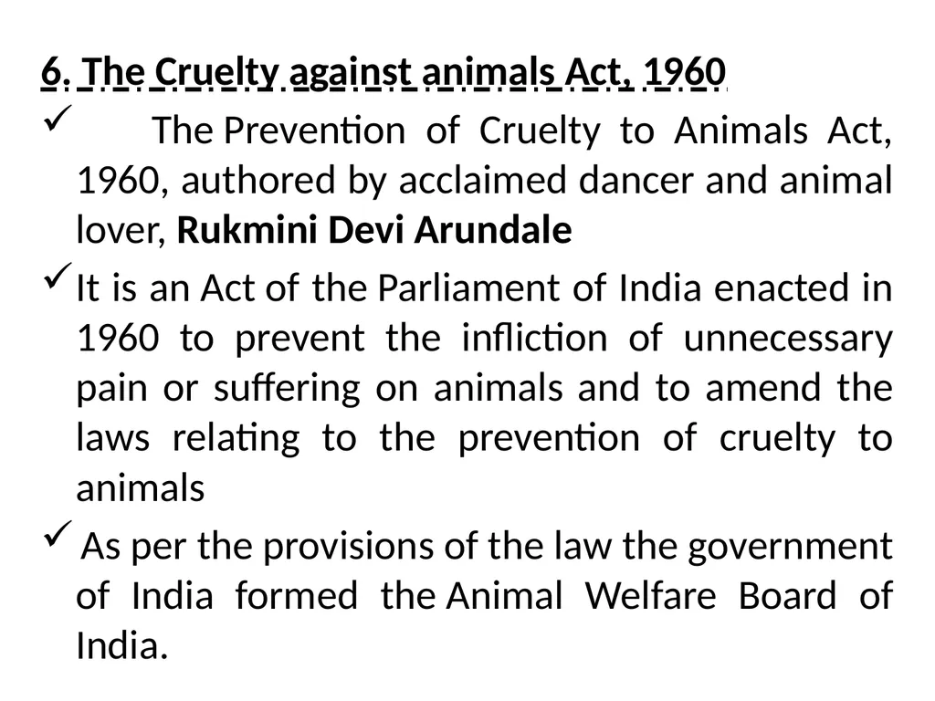 ACTS AND RULES RELATED TO ZOO AND WILD ANIMALS Dr - slide 16 of 18