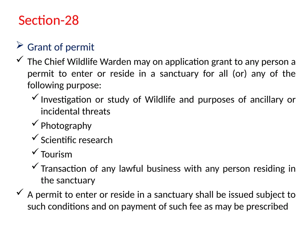ACTS AND RULES RELATED TO ZOO AND WILD ANIMALS Dr - slide 7 of 18