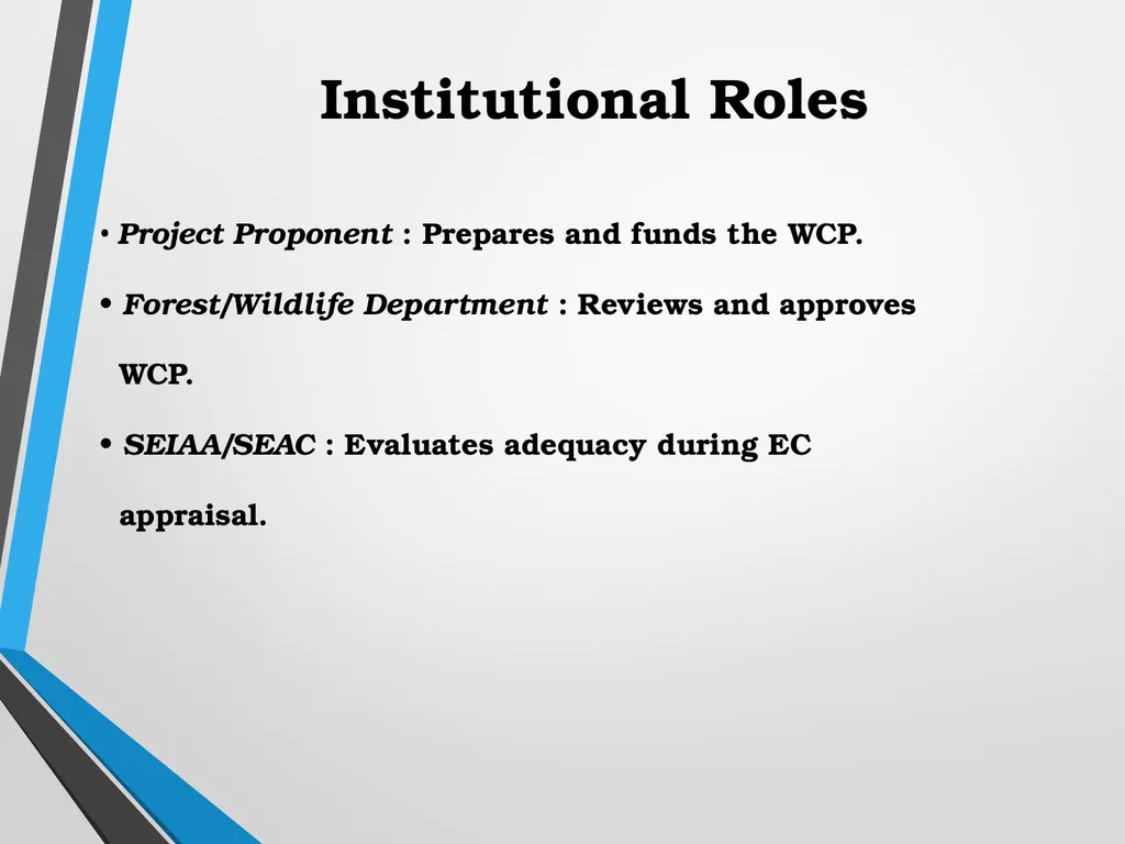 PROCEDURE FOR PREPARATION OF WILDLIFE CONSERVATION - slide 6 of 11