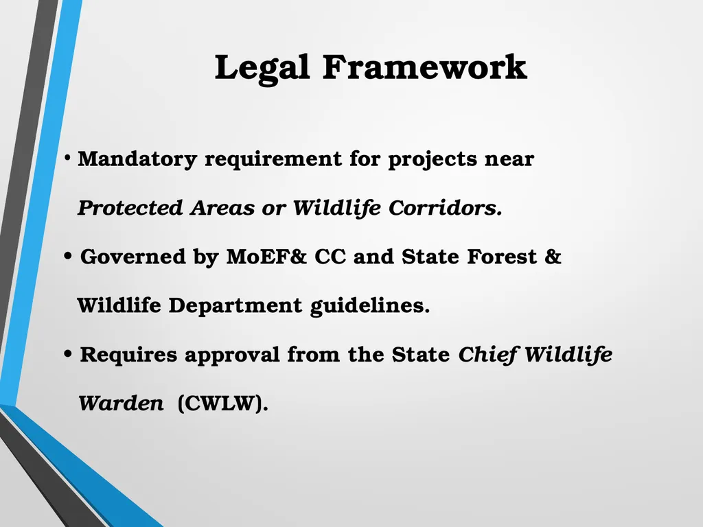 PROCEDURE FOR PREPARATION OF WILDLIFE CONSERVATION - slide 4 of 11