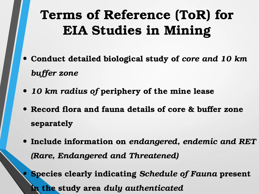 PROCEDURE FOR PREPARATION OF WILDLIFE CONSERVATION - slide 7 of 11