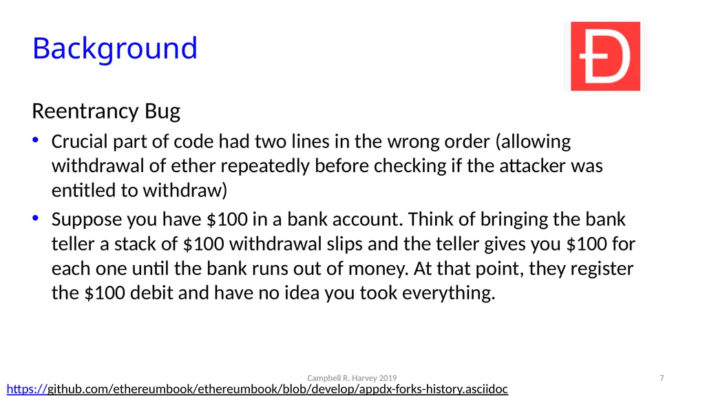 The DAO Campbell R. Harvey Duke University and - slide 7 of 16