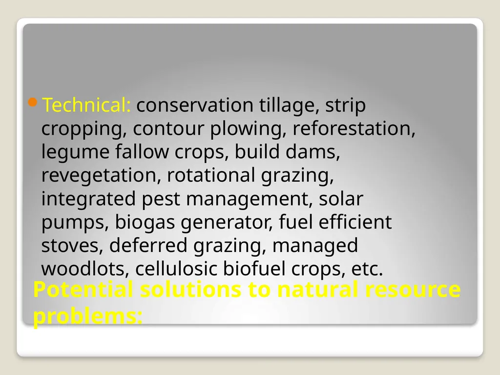 Classification of Resources Natural resources - slide 21 of 30