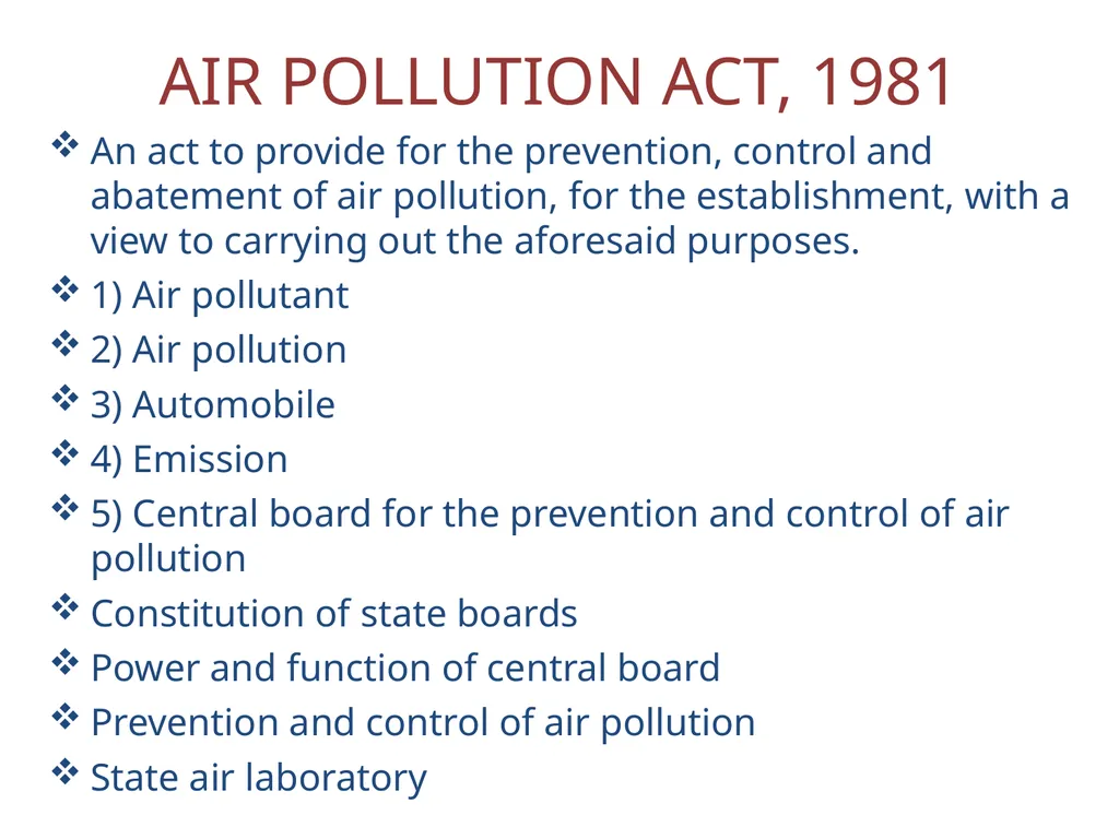 Environmental Protection Act An act to provide for - slide 3 of 4