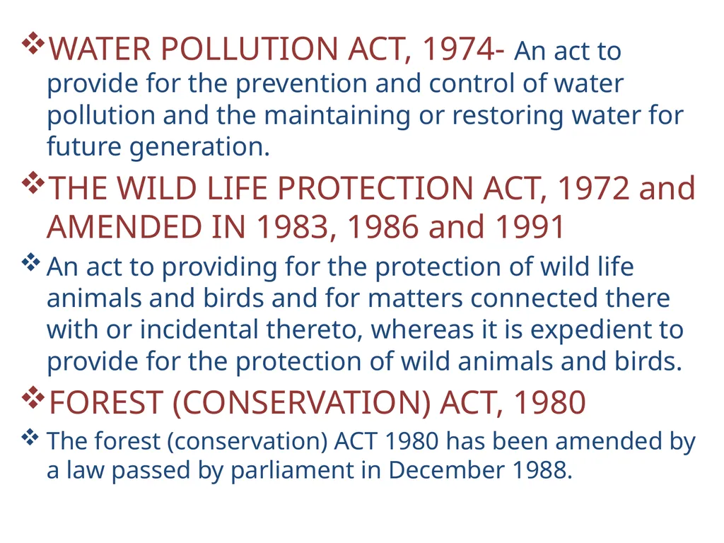 Environmental Protection Act An act to provide for - slide 4 of 4
