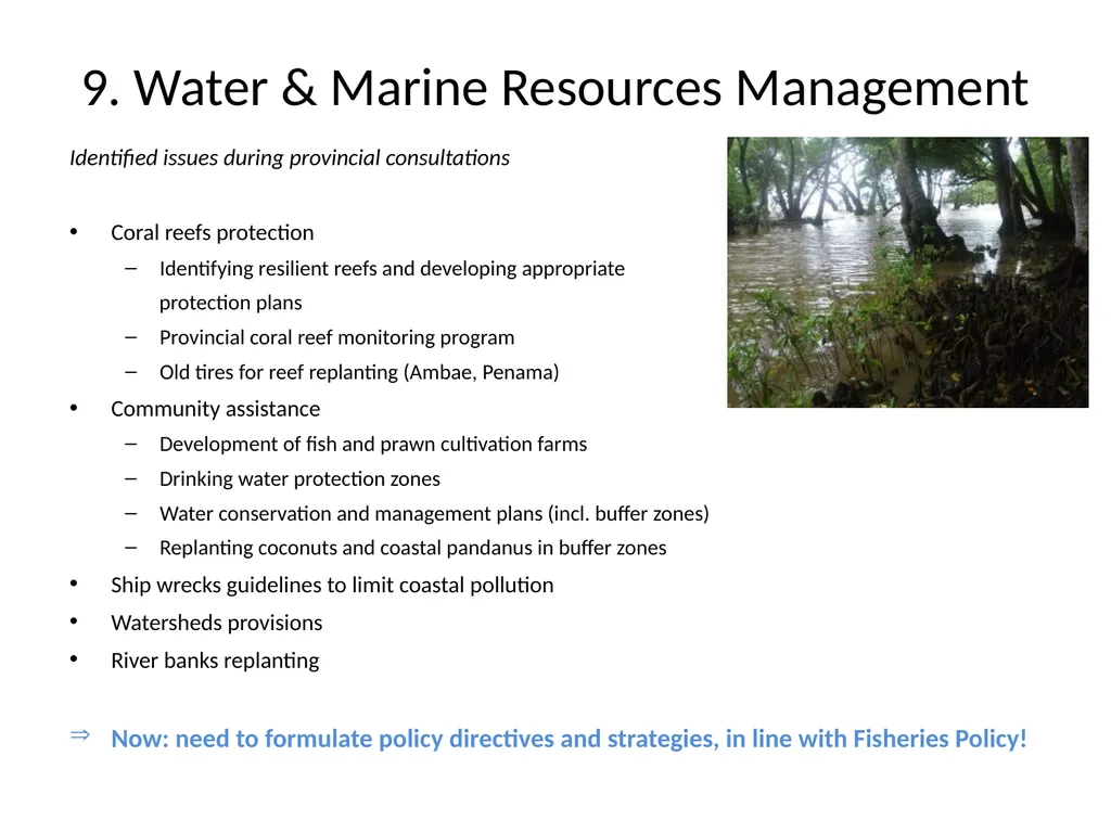 National Environment Policy Presentation NEP and - slide 8 of 12