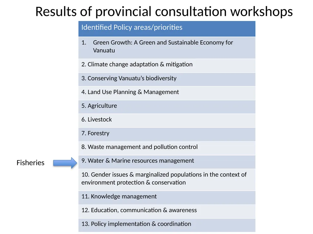 National Environment Policy Presentation NEP and - slide 7 of 12