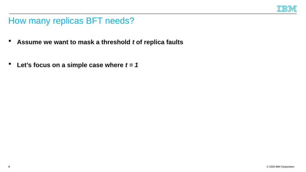 Byzantine Quorums and Hyperledger Fabric and a few - slide 8 of 66