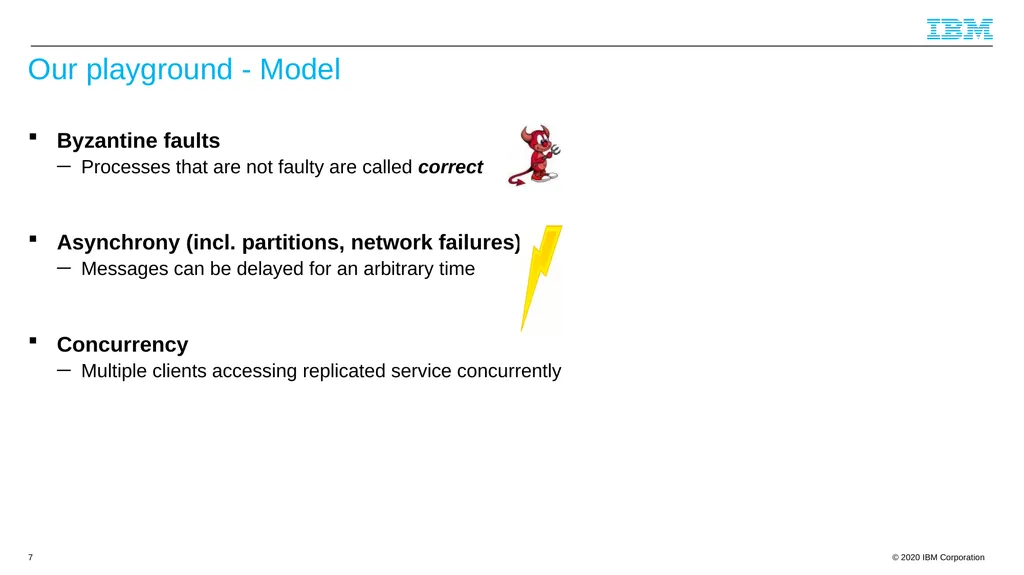 Byzantine Quorums and Hyperledger Fabric and a few - slide 7 of 66