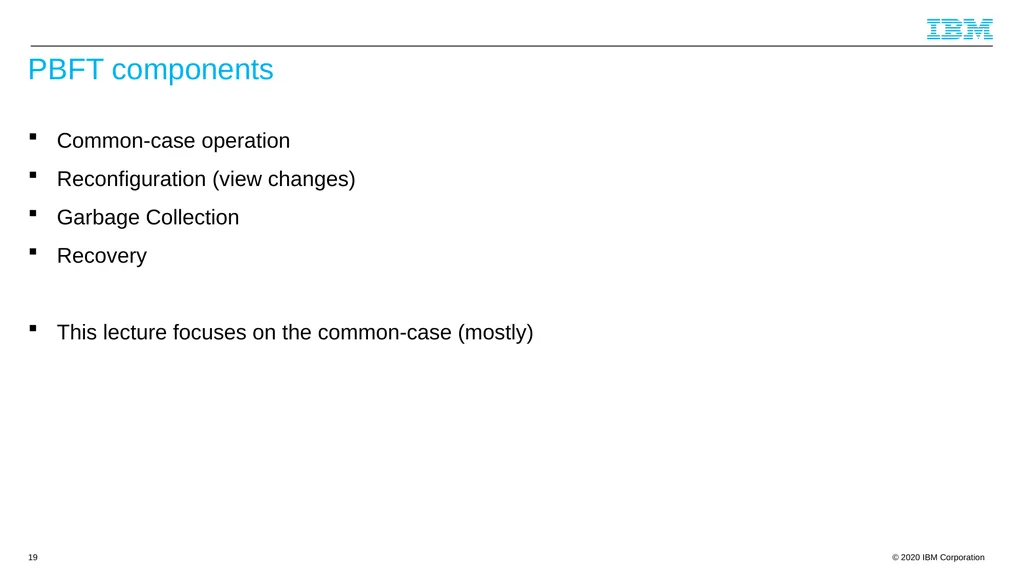 Byzantine Quorums and Hyperledger Fabric and a few - slide 19 of 66