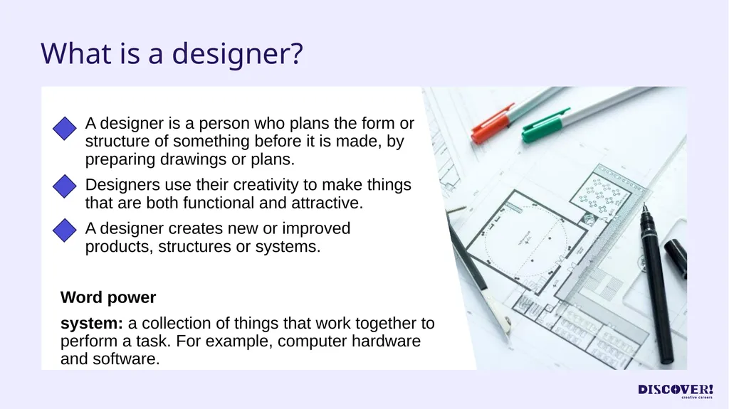 Focus on Design Is there a career for you? What - slide 3 of 29