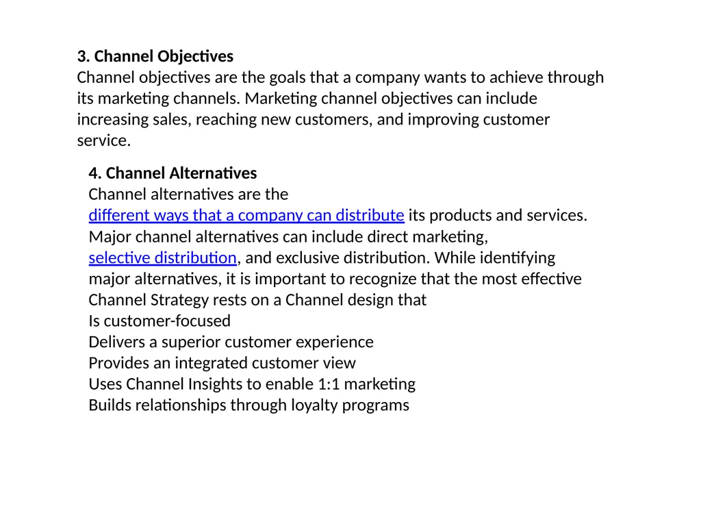 Channel Design Definition: Channel design is a - slide 4 of 13