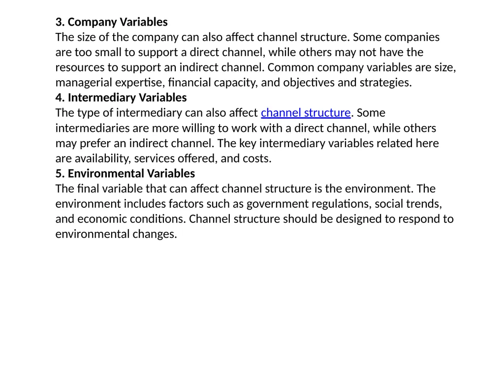 Channel Design Definition: Channel design is a - slide 8 of 13