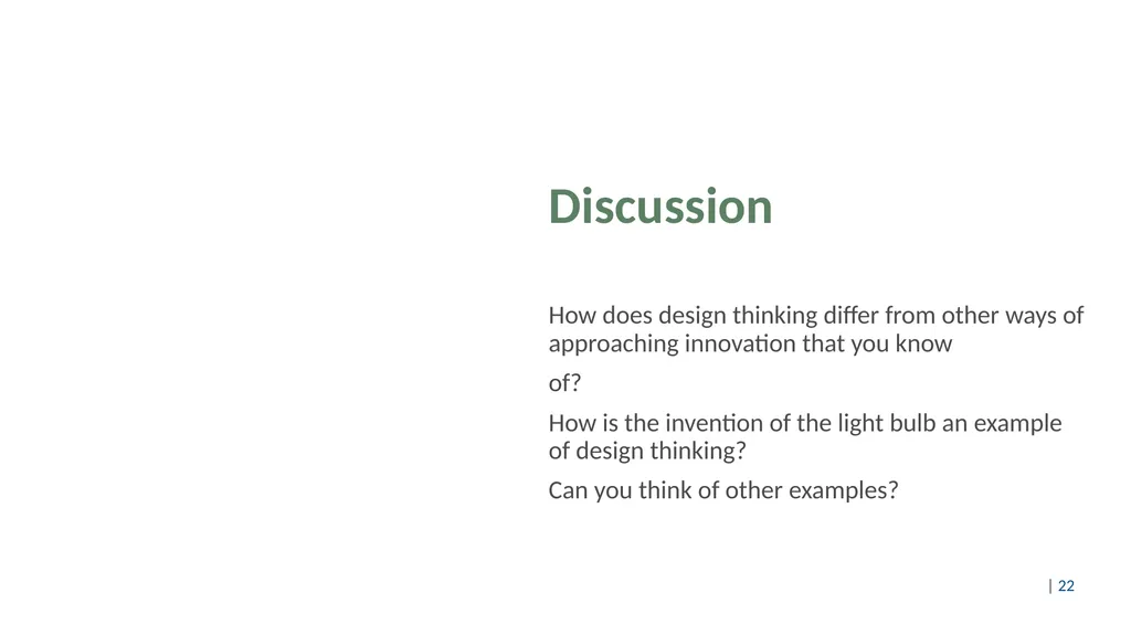 Design thinking for circular products Content Part - slide 22 of 57