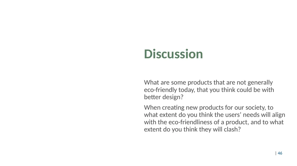 Design thinking for circular products Content Part - slide 46 of 57
